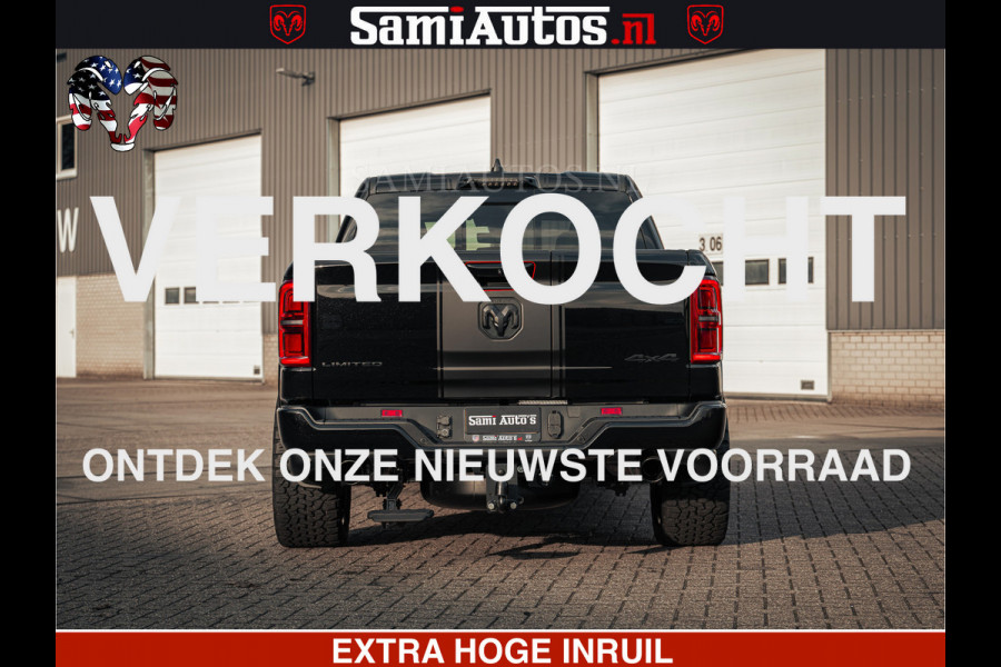 Dodge Ram 1500 Limited Night H.O 540HP 706Nm | Massage + Full Option | De Meest Luxe en Volle Pick-Up in zijn Klasse | Comfortabele Dubbele Cabine met Royale 5 Zitplaatsen | BPM vrij | Nu Leverbaar uit Voorraad | Voorraad Nr 2349 -  5159