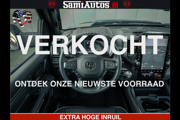 Dodge Ram 1500 Limited Night H.O 540HP 706Nm | Massage + Full Option | De Meest Luxe en Volle Pick-Up in zijn Klasse | Comfortabele Dubbele Cabine met Royale 5 Zitplaatsen | BPM vrij | Nu Leverbaar uit Voorraad | Voorraad Nr 2349 -  5159