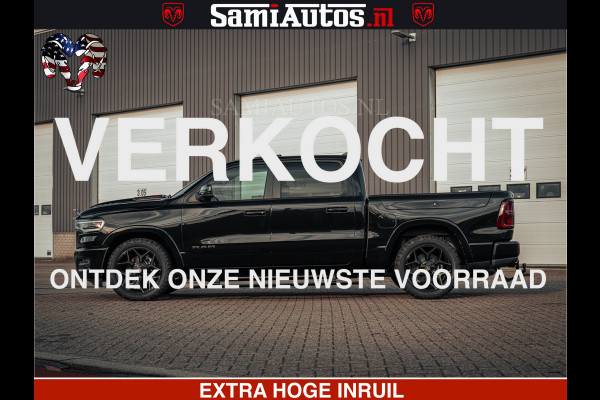 Dodge Ram 1500 Limited Night H.O 540HP 706Nm | Massage + Full Option | De Meest Luxe en Volle Pick-Up in zijn Klasse | Comfortabele Dubbele Cabine met Royale 5 Zitplaatsen | BPM vrij | Nu Leverbaar uit Voorraad | Voorraad Nr 2349 -  5159