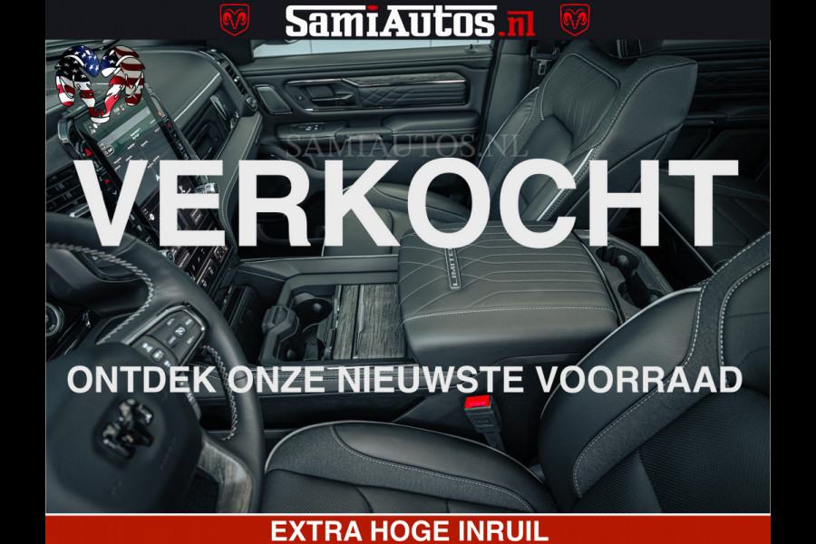 Dodge Ram 1500 Limited Night H.O 540HP 706Nm | Massage + Full Option | De Meest Luxe en Volle Pick-Up in zijn Klasse | Comfortabele Dubbele Cabine met Royale 5 Zitplaatsen | BPM vrij | Nu Leverbaar uit Voorraad | Voorraad Nr 2349 -  5159