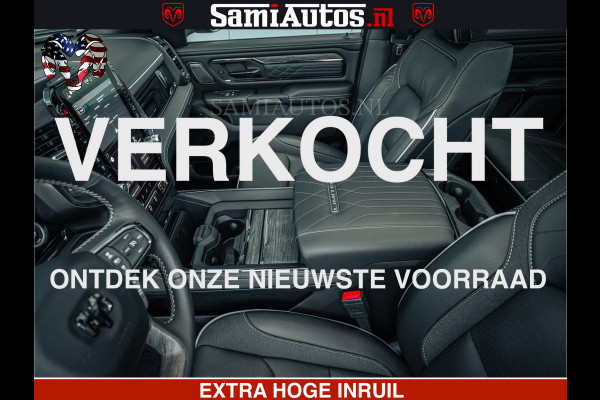Dodge Ram 1500 Limited Night H.O 540HP 706Nm | Massage + Full Option | De Meest Luxe en Volle Pick-Up in zijn Klasse | Comfortabele Dubbele Cabine met Royale 5 Zitplaatsen | BPM vrij | Nu Leverbaar uit Voorraad | Voorraad Nr 2349 -  5159