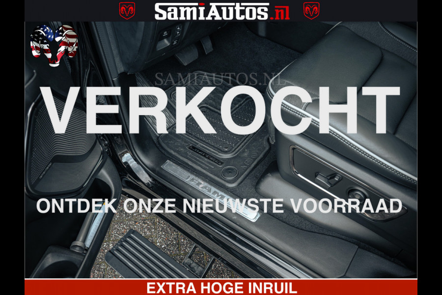 Dodge Ram 1500 Limited Night H.O 540HP 706Nm | Massage + Full Option | De Meest Luxe en Volle Pick-Up in zijn Klasse | Comfortabele Dubbele Cabine met Royale 5 Zitplaatsen | BPM vrij | Nu Leverbaar uit Voorraad | Voorraad Nr 2349 -  5159