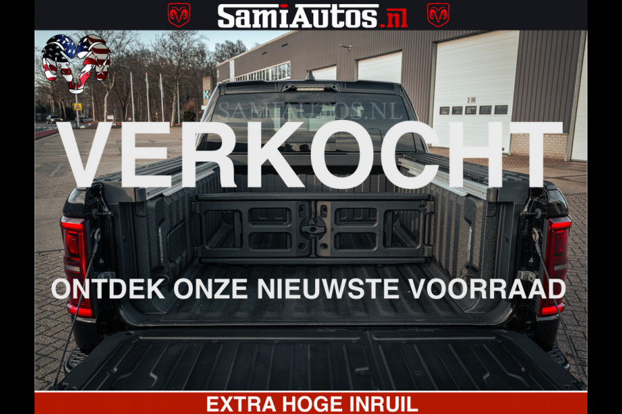 Dodge Ram 1500 Limited Night H.O 540HP 706Nm | Massage + Full Option | De Meest Luxe en Volle Pick-Up in zijn Klasse | Comfortabele Dubbele Cabine met Royale 5 Zitplaatsen | BPM vrij | Nu Leverbaar uit Voorraad | Voorraad Nr 2349 -  5159