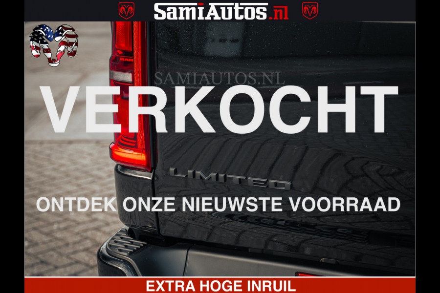 Dodge Ram 1500 Limited Night H.O 540HP 706Nm | Massage + Full Option | De Meest Luxe en Volle Pick-Up in zijn Klasse | Comfortabele Dubbele Cabine met Royale 5 Zitplaatsen | BPM vrij | Nu Leverbaar uit Voorraad | Voorraad Nr 2349 -  5159