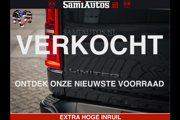 Dodge Ram 1500 Limited Night H.O 540HP 706Nm | Massage + Full Option | De Meest Luxe en Volle Pick-Up in zijn Klasse | Comfortabele Dubbele Cabine met Royale 5 Zitplaatsen | BPM vrij | Nu Leverbaar uit Voorraad | Voorraad Nr 2349 -  5159