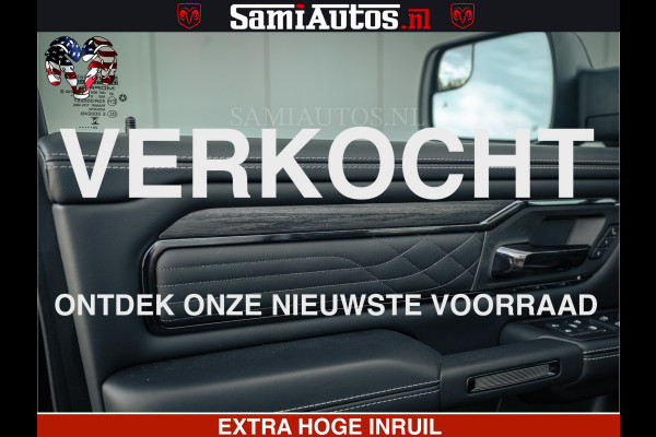 Dodge Ram 1500 Limited Night H.O 540HP 706Nm | Massage + Full Option | De Meest Luxe en Volle Pick-Up in zijn Klasse | Comfortabele Dubbele Cabine met Royale 5 Zitplaatsen | BPM vrij | Nu Leverbaar uit Voorraad | Voorraad Nr 2349 -  5159
