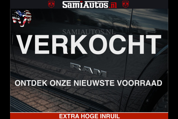 Dodge Ram 1500 Limited Night H.O 540HP 706Nm | Massage + Full Option | De Meest Luxe en Volle Pick-Up in zijn Klasse | Comfortabele Dubbele Cabine met Royale 5 Zitplaatsen | BPM vrij | Nu Leverbaar uit Voorraad | Voorraad Nr 2349 -  5159