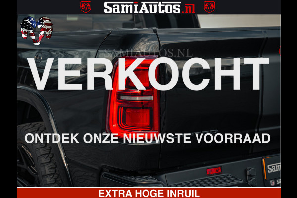 Dodge Ram 1500 Limited Night H.O 540HP 706Nm | Massage + Full Option | De Meest Luxe en Volle Pick-Up in zijn Klasse | Comfortabele Dubbele Cabine met Royale 5 Zitplaatsen | BPM vrij | Nu Leverbaar uit Voorraad | Voorraad Nr 2349 -  5159