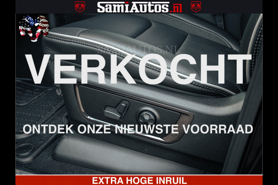 Dodge Ram 1500 Limited Night H.O 540HP 706Nm | Massage + Full Option | De Meest Luxe en Volle Pick-Up in zijn Klasse | Comfortabele Dubbele Cabine met Royale 5 Zitplaatsen | BPM vrij | Nu Leverbaar uit Voorraad | Voorraad Nr 2349 -  5159