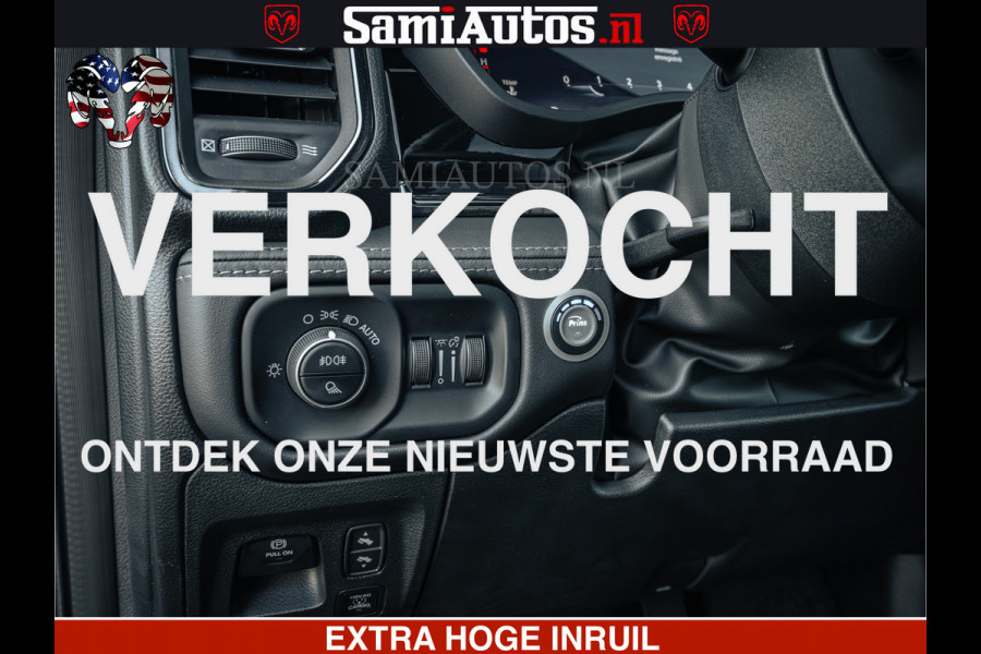 Dodge Ram 1500 Limited Night H.O 540HP 706Nm | Massage + Full Option | De Meest Luxe en Volle Pick-Up in zijn Klasse | Comfortabele Dubbele Cabine met Royale 5 Zitplaatsen | BPM vrij | Nu Leverbaar uit Voorraad | Voorraad Nr 2349 -  5159
