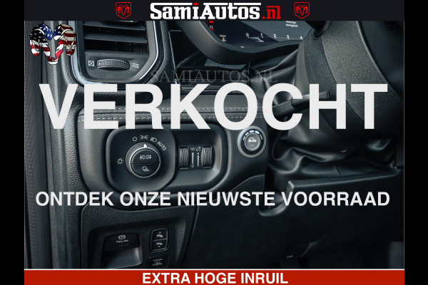 Dodge Ram 1500 Limited Night H.O 540HP 706Nm | Massage + Full Option | De Meest Luxe en Volle Pick-Up in zijn Klasse | Comfortabele Dubbele Cabine met Royale 5 Zitplaatsen | BPM vrij | Nu Leverbaar uit Voorraad | Voorraad Nr 2349 -  5159