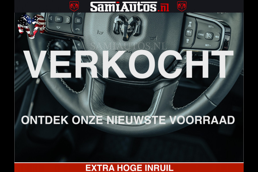 Dodge Ram 1500 Limited Night H.O 540HP 706Nm | Massage + Full Option | De Meest Luxe en Volle Pick-Up in zijn Klasse | Comfortabele Dubbele Cabine met Royale 5 Zitplaatsen | BPM vrij | Nu Leverbaar uit Voorraad | Voorraad Nr 2349 -  5159