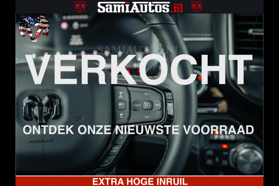 Dodge Ram 1500 Limited Night H.O 540HP 706Nm | Massage + Full Option | De Meest Luxe en Volle Pick-Up in zijn Klasse | Comfortabele Dubbele Cabine met Royale 5 Zitplaatsen | BPM vrij | Nu Leverbaar uit Voorraad | Voorraad Nr 2349 -  5159