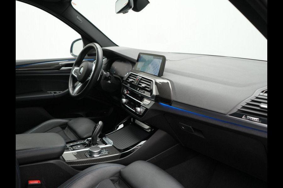 BMW X3 xDrive30e M Sport Plug In Hybrid 293pk Dealer O.H PHEV | Trekhaak Af Fabriek | Adaptive LED | 360 Camera | Head Up | Harman / Kardon | Lederen Sportstoelen Memory & Verwarmd | Blis | Keyless | Navigatie | Cruise Control | Apple Carplay |