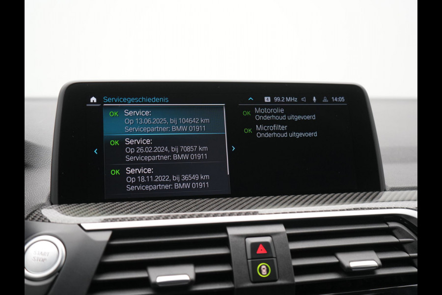 BMW X3 xDrive30e M Sport Plug In Hybrid 293pk Dealer O.H PHEV | Trekhaak Af Fabriek | Adaptive LED | 360 Camera | Head Up | Harman / Kardon | Lederen Sportstoelen Memory & Verwarmd | Blis | Keyless | Navigatie | Cruise Control | Apple Carplay |