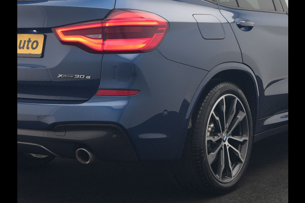 BMW X3 xDrive30e M Sport Plug In Hybrid 293pk Dealer O.H PHEV | Trekhaak Af Fabriek | Adaptive LED | 360 Camera | Head Up | Harman / Kardon | Lederen Sportstoelen Memory & Verwarmd | Blis | Keyless | Navigatie | Cruise Control | Apple Carplay |