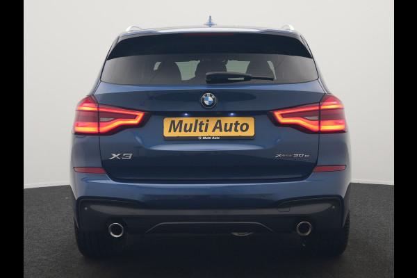 BMW X3 xDrive30e M Sport Plug In Hybrid 293pk Dealer O.H PHEV | Trekhaak Af Fabriek | Adaptive LED | 360 Camera | Head Up | Harman / Kardon | Lederen Sportstoelen Memory & Verwarmd | Blis | Keyless | Navigatie | Cruise Control | Apple Carplay |