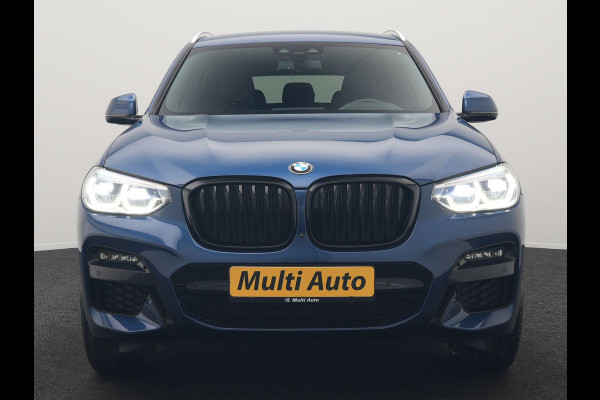 BMW X3 xDrive30e M Sport Plug In Hybrid 293pk Dealer O.H PHEV | Trekhaak Af Fabriek | Adaptive LED | 360 Camera | Head Up | Harman / Kardon | Lederen Sportstoelen Memory & Verwarmd | Blis | Keyless | Navigatie | Cruise Control | Apple Carplay |