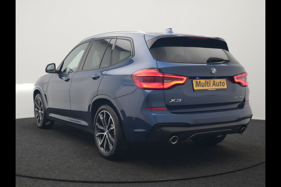 BMW X3 xDrive30e M Sport Plug In Hybrid 293pk Dealer O.H PHEV | Trekhaak Af Fabriek | Adaptive LED | 360 Camera | Head Up | Harman / Kardon | Lederen Sportstoelen Memory & Verwarmd | Blis | Keyless | Navigatie | Cruise Control | Apple Carplay |