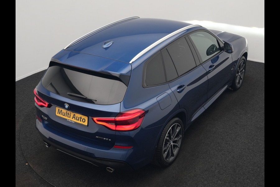 BMW X3 xDrive30e M Sport Plug In Hybrid 293pk Dealer O.H PHEV | Trekhaak Af Fabriek | Adaptive LED | 360 Camera | Head Up | Harman / Kardon | Lederen Sportstoelen Memory & Verwarmd | Blis | Keyless | Navigatie | Cruise Control | Apple Carplay |