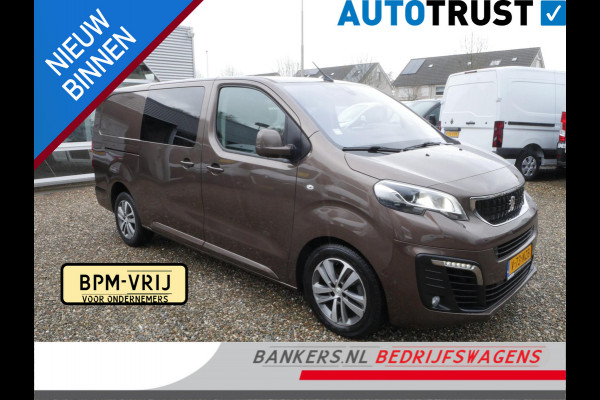 Peugeot Expert 2.0 BlueHDI 180PK, L3, Dubbel Cabine, Automaat, 2 x Schuifdeur, Airco