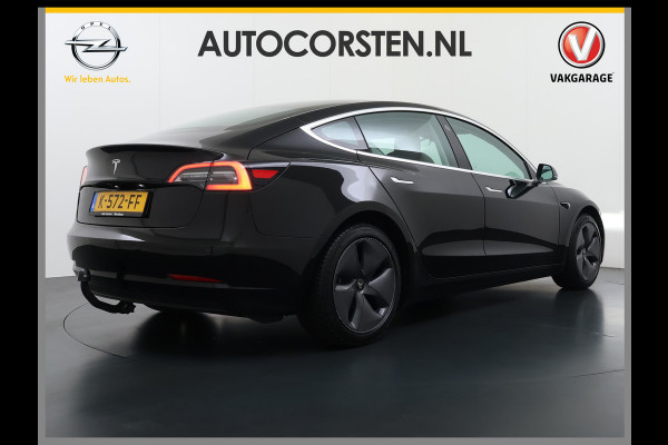 Tesla Model 3 RWD SR plus 325PK LFP Accu Trekhaak AutoPilot Leder Panoramadak Adaptive-Cruise Camera's Elektr.-Stuur+Stoelen+Spiegels+Geheugen Navi LED DAB Voorverwarmen Keyless One-Pedal-Drive Lmv 18" SOH 89% 1.000KG Trekgewicht 1e Eigenaar Origineel Nederlandse Auto Fabrieks Garantie op Accu en Motor tot 14-12-2028/160.000km