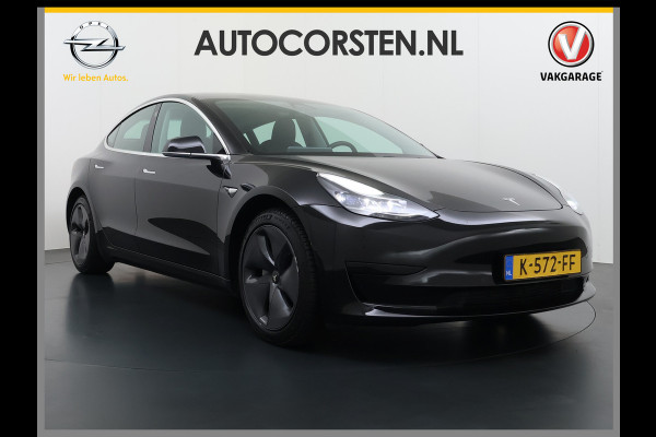 Tesla Model 3 RWD SR plus 325PK LFP Accu Trekhaak AutoPilot Leder Panoramadak Adaptive-Cruise Camera's Elektr.-Stuur+Stoelen+Spiegels+Geheugen Navi LED DAB Voorverwarmen Keyless One-Pedal-Drive Lmv 18" SOH 89% 1.000KG Trekgewicht 1e Eigenaar Origineel Nederlandse Auto Fabrieks Garantie op Accu en Motor tot 14-12-2028/160.000km