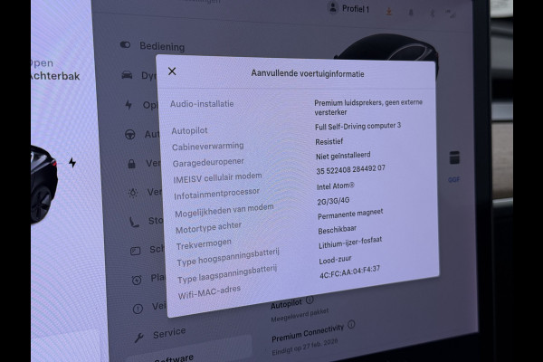 Tesla Model 3 RWD SR plus 325PK LFP Accu Trekhaak AutoPilot Leder Panoramadak Adaptive-Cruise Camera's Elektr.-Stuur+Stoelen+Spiegels+Geheugen Navi LED DAB Voorverwarmen Keyless One-Pedal-Drive Lmv 18" SOH 89% 1.000KG Trekgewicht 1e Eigenaar Origineel Nederlandse Auto Fabrieks Garantie op Accu en Motor tot 14-12-2028/160.000km