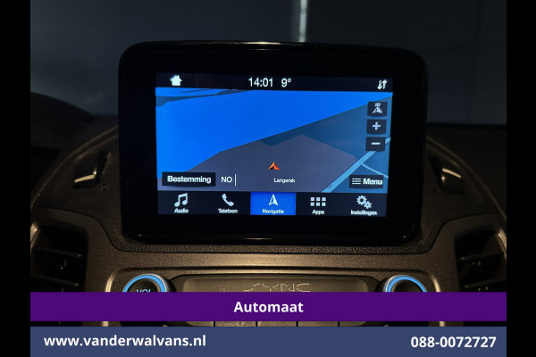Ford Transit Connect 1.5 EcoBlue 100pk Automaat L2H1 Euro6 Airco | 3-Zits | Camera | Navigatie | LED | Cruisecontrol | LM velgen Android Auto, Parkeersensoren, Verwarmde voorruit, Bijrijdersbank