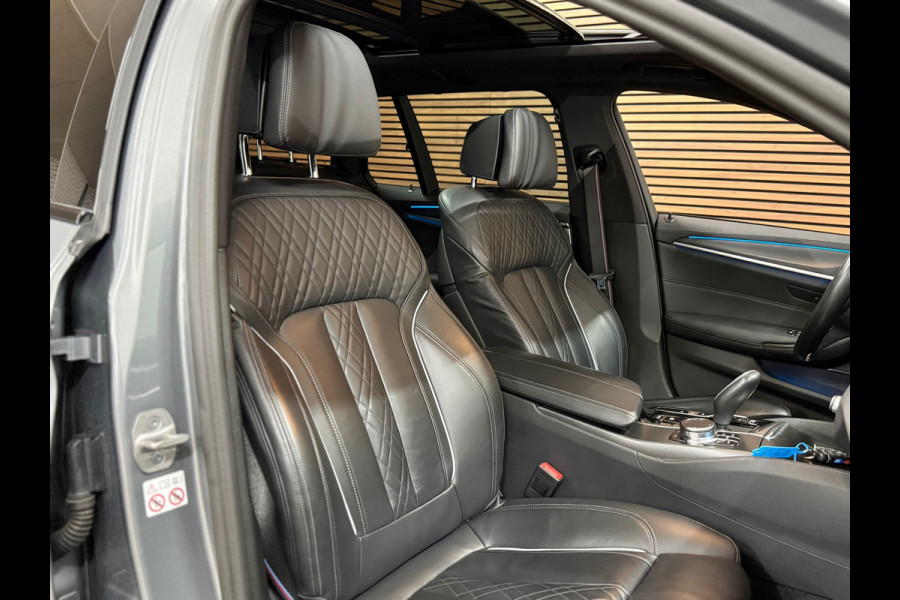 BMW 5 Serie Touring 530e M-Sport Pro xDrive | bomVOL | Pano | H/K Sound | HUD | ACC | Nappa leder | Parkeerassistent+
