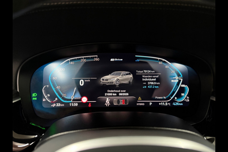 BMW 5 Serie Touring 530e M-Sport Pro xDrive | bomVOL | Pano | H/K Sound | HUD | ACC | Nappa leder | Parkeerassistent+