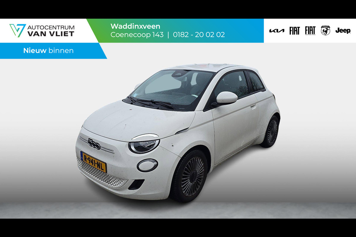 Fiat 500E Icon 42 kWh | Clima | Cruise | PDC | 16" | Apple Carplay