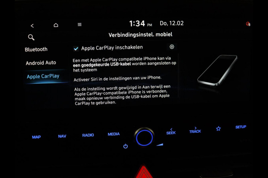 Hyundai IONIQ Comfort EV 38 kWh | SOH 100% | Stoelverwarming | Adaptive cruise | Warmtepomp | Carplay | Camera | Full LED | Keyless | Navigatie | Infinity Sound