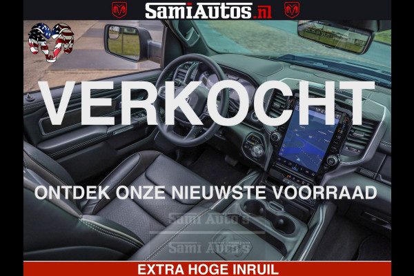 Dodge Ram 1500 Laramie Sport 5.7 V8 HEMI 402PK 4x4 | Panorama dak | 12' Scherm |Granite Crystal Metallic | Crew Cab | 5 Persoons | Dubbele Cabine | DC | VOORRAAD NR 2527 - 1273 |