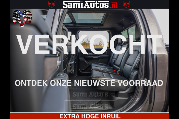 Dodge Ram 1500 Laramie Sport 5.7 V8 HEMI 402PK 4x4 | Panorama dak | 12' Scherm |Granite Crystal Metallic | Crew Cab | 5 Persoons | Dubbele Cabine | DC | VOORRAAD NR 2527 - 1273 |