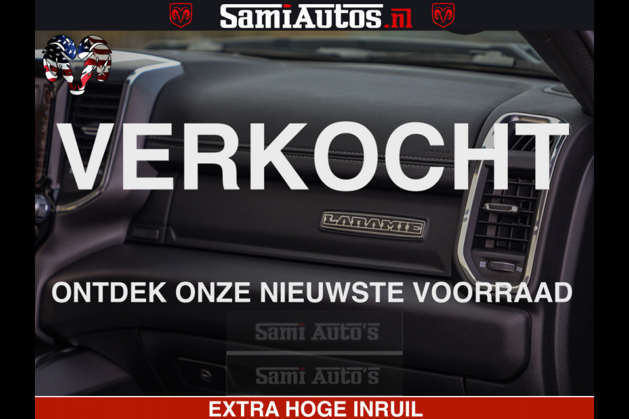 Dodge Ram 1500 Laramie Sport 5.7 V8 HEMI 402PK 4x4 | Panorama dak | 12' Scherm |Granite Crystal Metallic | Crew Cab | 5 Persoons | Dubbele Cabine | DC | VOORRAAD NR 2527 - 1273 |