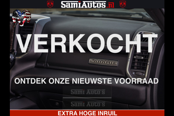 Dodge Ram 1500 Laramie Sport 5.7 V8 HEMI 402PK 4x4 | Panorama dak | 12' Scherm |Granite Crystal Metallic | Crew Cab | 5 Persoons | Dubbele Cabine | DC | VOORRAAD NR 2527 - 1273 |
