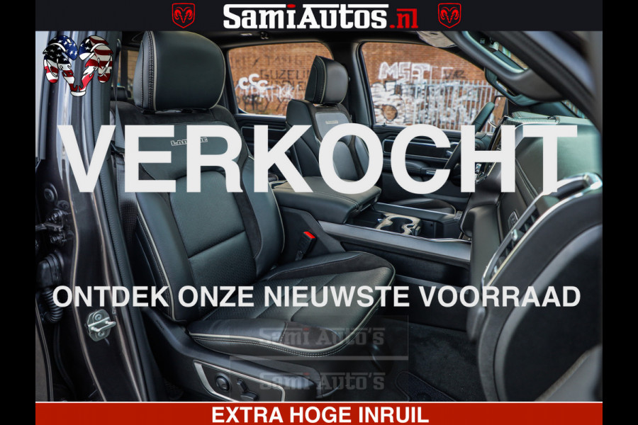 Dodge Ram 1500 Laramie Sport 5.7 V8 HEMI 402PK 4x4 | Panorama dak | 12' Scherm |Granite Crystal Metallic | Crew Cab | 5 Persoons | Dubbele Cabine | DC | VOORRAAD NR 2527 - 1273 |