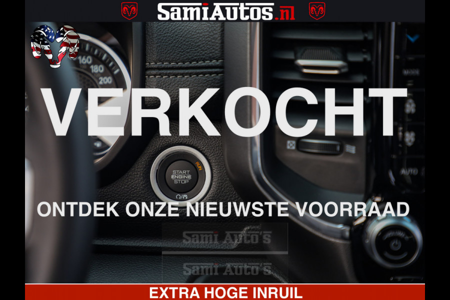 Dodge Ram 1500 Laramie Sport 5.7 V8 HEMI 402PK 4x4 | Panorama dak | 12' Scherm |Granite Crystal Metallic | Crew Cab | 5 Persoons | Dubbele Cabine | DC | VOORRAAD NR 2527 - 1273 |