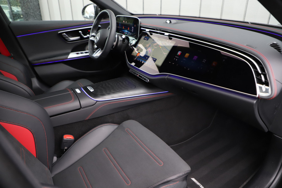 Mercedes-Benz E-Klasse AMG 53 4MATIC+ | 612PK | Hyperscreen | Achterasbesturing | Keyless-go | Sfeerverlichting | Burmester 4D | Digital-light |