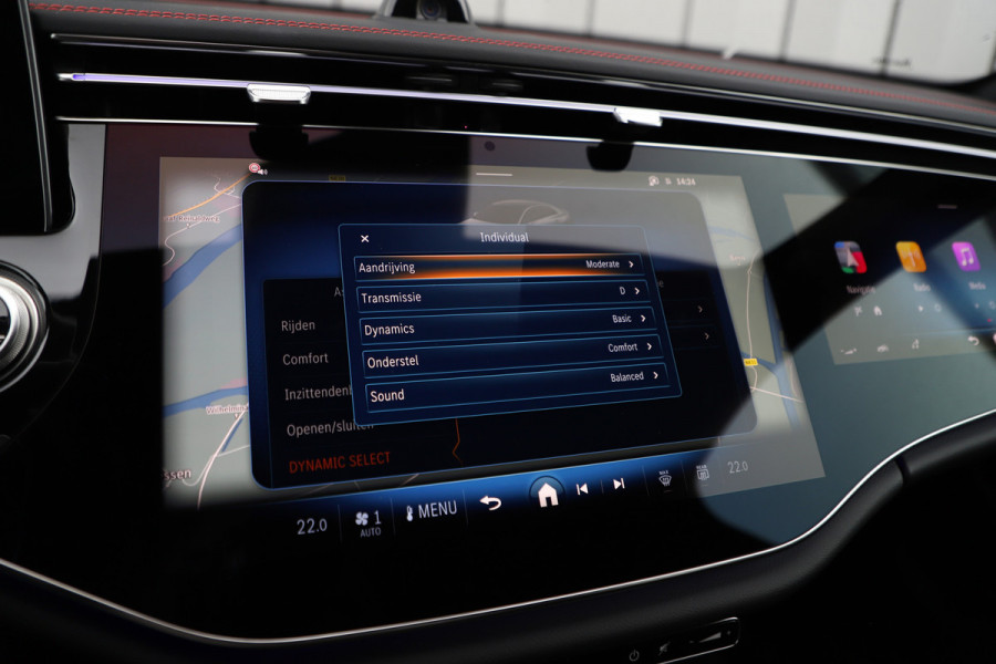 Mercedes-Benz E-Klasse AMG 53 4MATIC+ | 612PK | Hyperscreen | Achterasbesturing | Keyless-go | Sfeerverlichting | Burmester 4D | Digital-light |