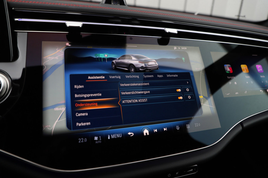 Mercedes-Benz E-Klasse AMG 53 4MATIC+ | 612PK | Hyperscreen | Achterasbesturing | Keyless-go | Sfeerverlichting | Burmester 4D | Digital-light |