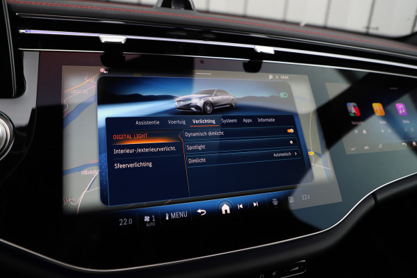 Mercedes-Benz E-Klasse AMG 53 4MATIC+ | 612PK | Hyperscreen | Achterasbesturing | Keyless-go | Sfeerverlichting | Burmester 4D | Digital-light |