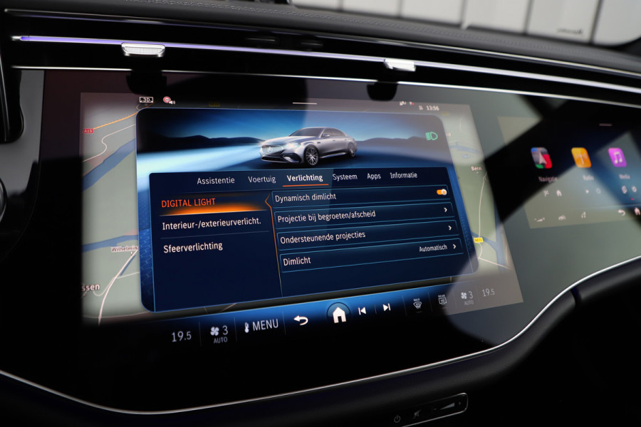 Mercedes-Benz E-Klasse AMG 53 4MATIC+ | 612PK | Achterasbesturing | Hyperscreen | Head-up | Schaalstoelen | Burmester 4D | Sfeerverlichting | 2024.