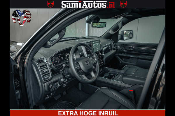 Dodge Ram Limited H.O 540PK 706Nm | Massage + Full Option | De Meest Luxe en Volle Pick-Up in zijn Klasse | Comfortabele Dubbele Cabine met Royale 5 Zitplaatsen | BPM vrij | Nu Leverbaar uit Voorraad | Voorraad Nr 2326 - 5169