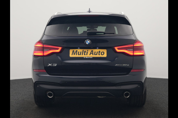 BMW X3 xDrive30e M Sport Plug In Hybrid 293pk Dealer O.H. PHEV | Trekhaak Af Fabriek | Head Up | 360 Camera | Adaptief Onderstel | Lederen Sportstoelen & Stuur Verwarmd | Sfeerverlichting | Keyless | Blis | Navigatie | DAB | Virtual |