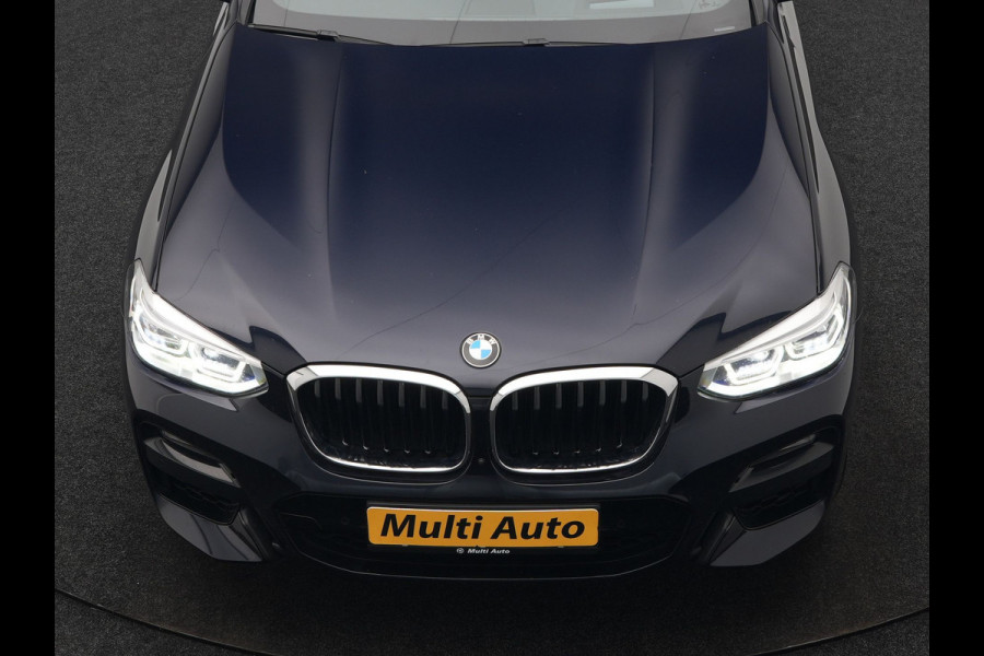 BMW X3 xDrive30e M Sport Plug In Hybrid 293pk Dealer O.H. PHEV | Trekhaak Af Fabriek | Head Up | 360 Camera | Adaptief Onderstel | Lederen Sportstoelen & Stuur Verwarmd | Sfeerverlichting | Keyless | Blis | Navigatie | DAB | Virtual |