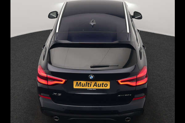 BMW X3 xDrive30e M Sport Plug In Hybrid 293pk Dealer O.H. PHEV | Trekhaak Af Fabriek | Head Up | 360 Camera | Adaptief Onderstel | Lederen Sportstoelen & Stuur Verwarmd | Sfeerverlichting | Keyless | Blis | Navigatie | DAB | Virtual |