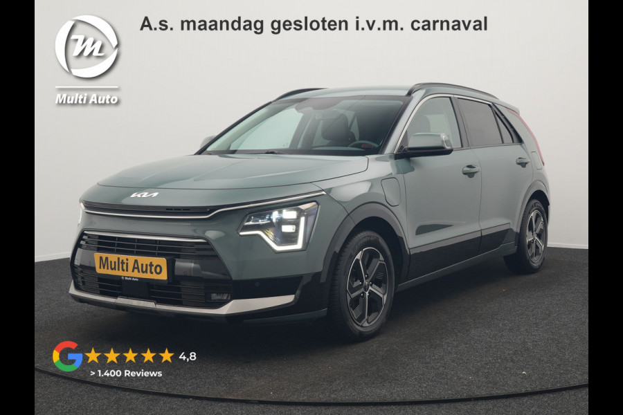 Kia Niro 1.6 GDi DynamicLine Plug In Hybrid 184pk Dealer O.H PHEV | Trekhaak Afneembaar | Adaptive Cruise | Camera | Sportstoelen & Stuur Verwarmd | Keyless | Apple Carplay | Blis | Pilot Assist | Navigatie | Virtual | DAB |