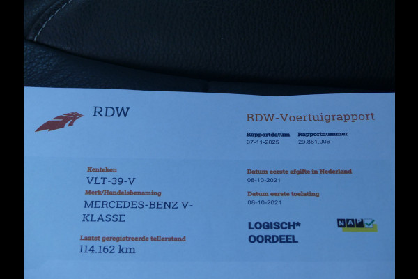 Mercedes-Benz V-Klasse 250d Extra lang Dubbel Cabine LED/Trekhaak/PDC